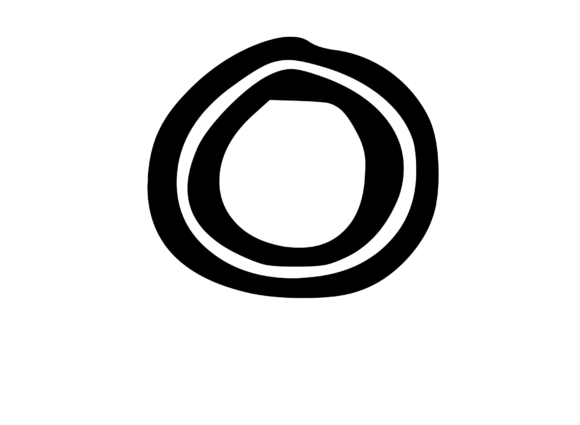 Bold Outlined Comic Mono Letter N: A Versatile Design