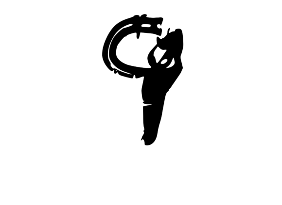 Bold Rotten Decaying Mono Number 9: A Unique Graphics Asset for Crafts