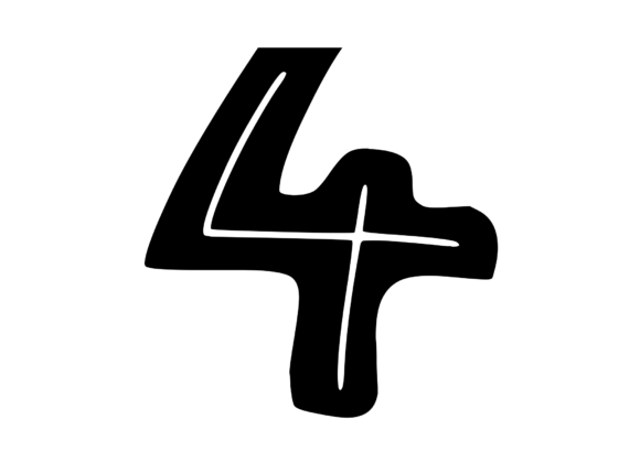 Funky Bold Skeleton Number 4: A Unique Graphics Asset for Crafts