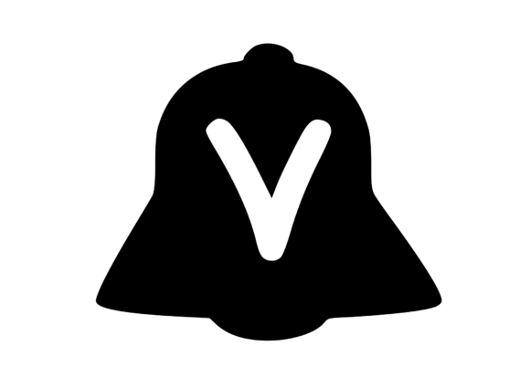 Musical Bell with Playful Mono V: A Versatile Craft and Graphics Asset