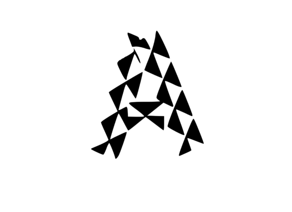 Playful Geometric Pattern Mono: A Versatile Graphics Asset for Crafts and Branding