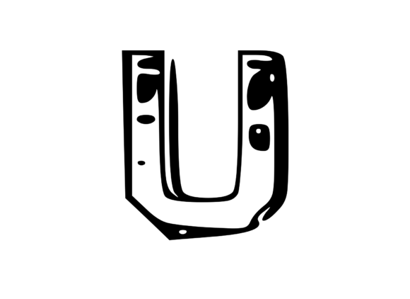 Review: Fun Whacky Playful Mono Letter U V.1