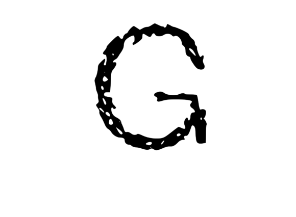 Scratched Mono Textured G: A Versatile Graphics Asset for Crafts