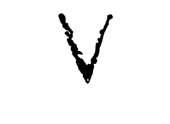 Scratched Mono Textured V: A Versatile Graphic for Creative Crafts