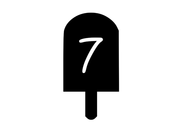 Sweet Summer Ice Lolly Mono 7: A Graphics Gem for Crafts