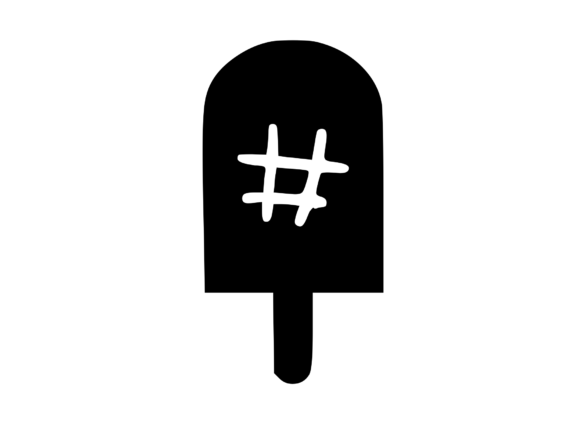 Sweet Summer Ice Lolly Mono: A Graphics Gem for Crafts