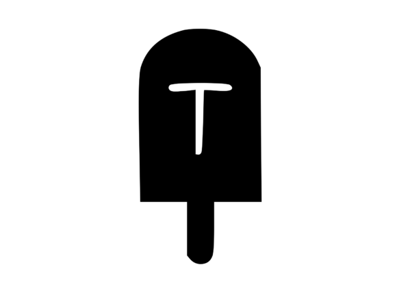 Sweet Summer Ice Lolly Mono T: A Perfect Graphics Choice for Crafts