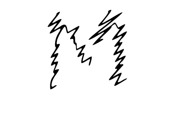 Zapped Comic Shocked Mono Letters: A Bold Choice for Graphics and Crafts